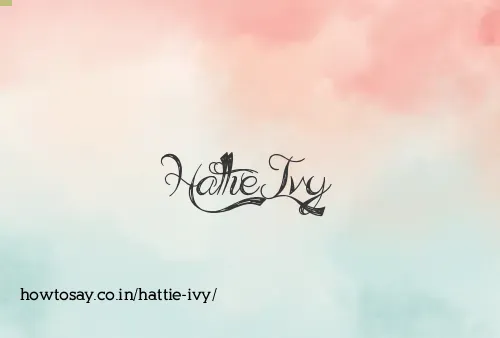 Hattie Ivy