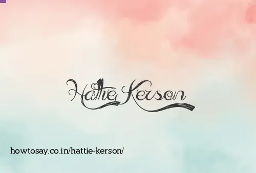 Hattie Kerson