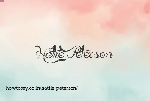 Hattie Peterson