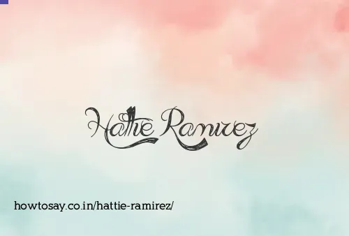 Hattie Ramirez