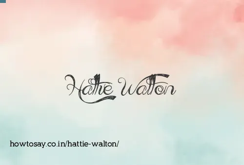 Hattie Walton