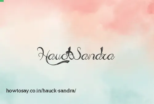 Hauck Sandra