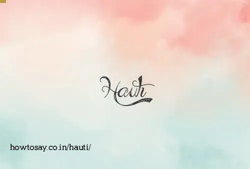 Hauti