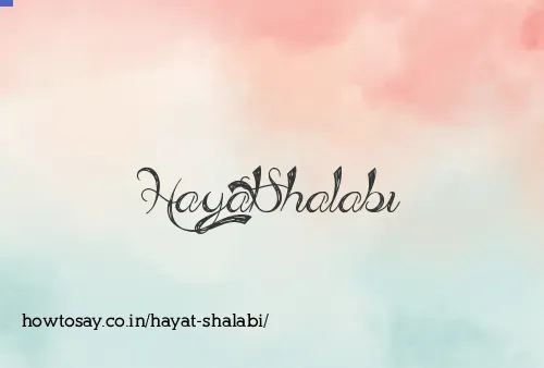 Hayat Shalabi
