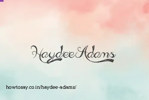 Haydee Adams