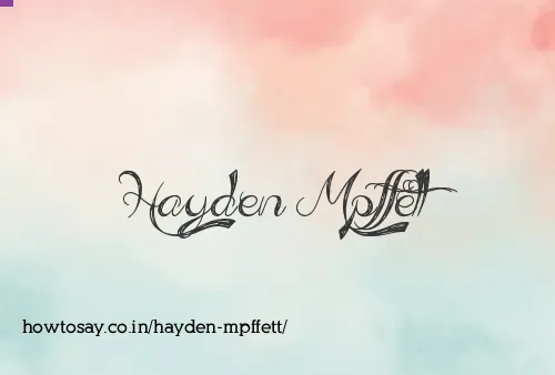Hayden Mpffett