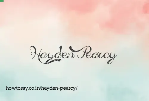Hayden Pearcy