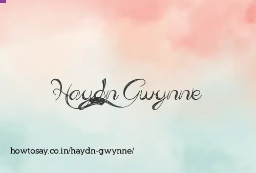 Haydn Gwynne