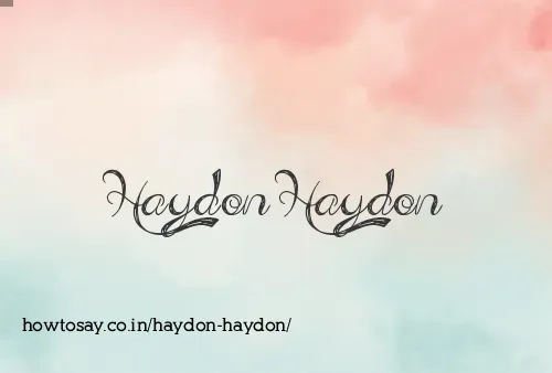 Haydon Haydon