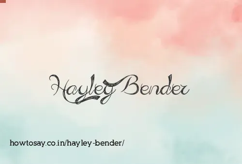 Hayley Bender