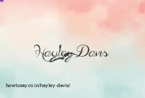 Hayley Davis