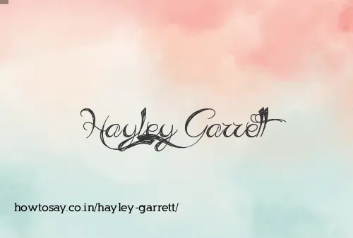 Hayley Garrett