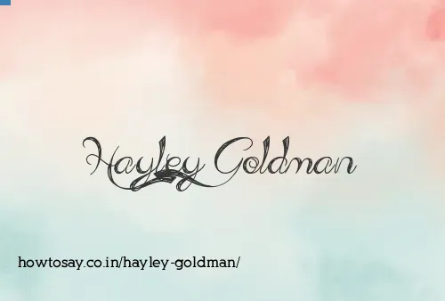 Hayley Goldman