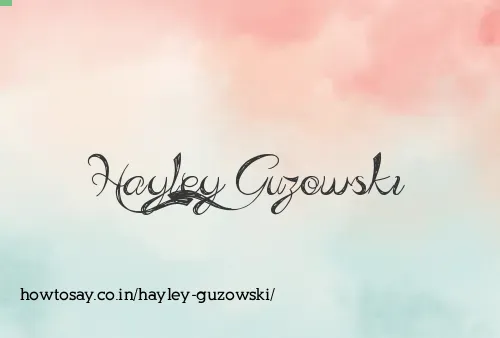 Hayley Guzowski