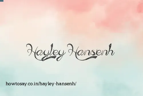 Hayley Hansenh