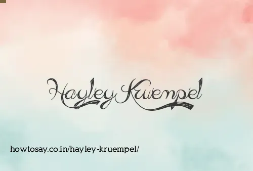 Hayley Kruempel