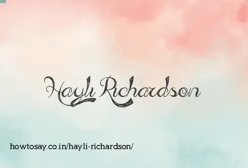 Hayli Richardson