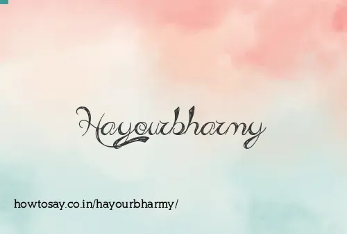 Hayourbharmy