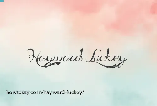 Hayward Luckey