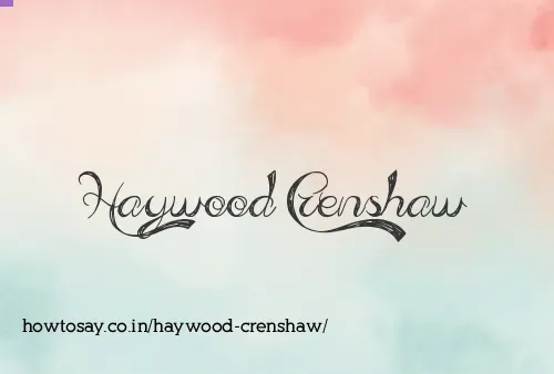 Haywood Crenshaw
