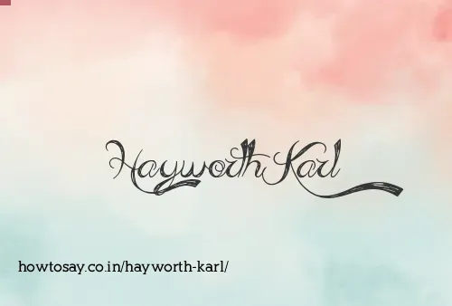 Hayworth Karl