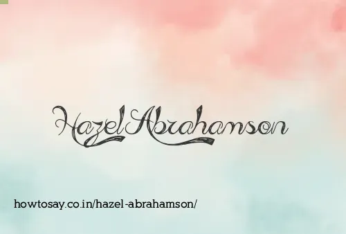 Hazel Abrahamson
