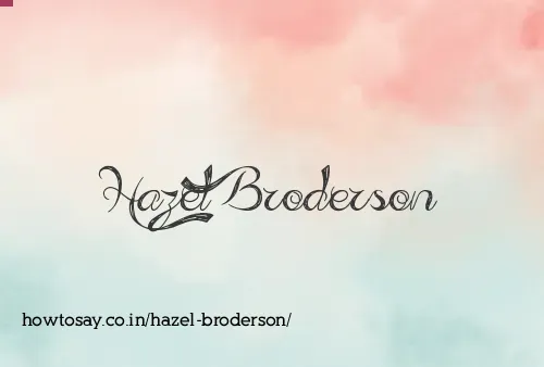 Hazel Broderson