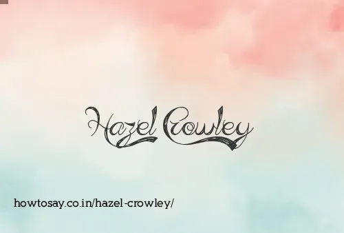 Hazel Crowley