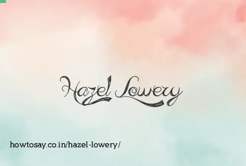 Hazel Lowery