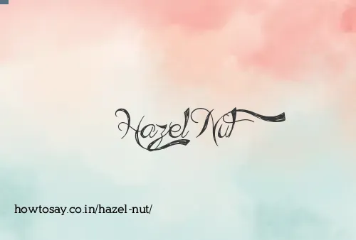 Hazel Nut