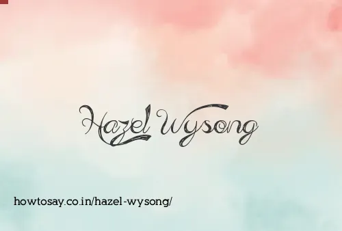 Hazel Wysong