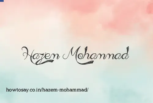Hazem Mohammad