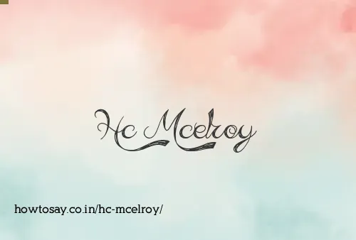 Hc Mcelroy