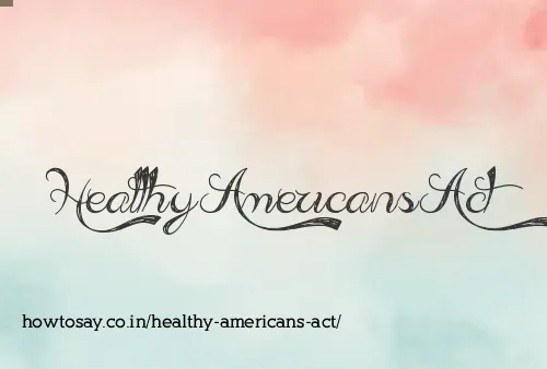 Healthy Americans Act