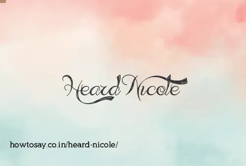 Heard Nicole