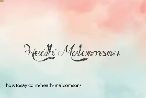 Heath Malcomson