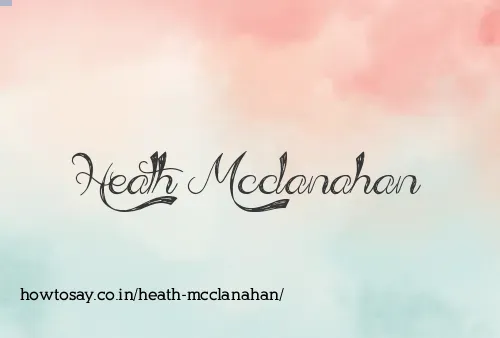 Heath Mcclanahan