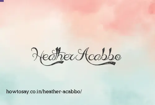 Heather Acabbo