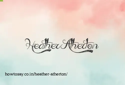 Heather Atherton