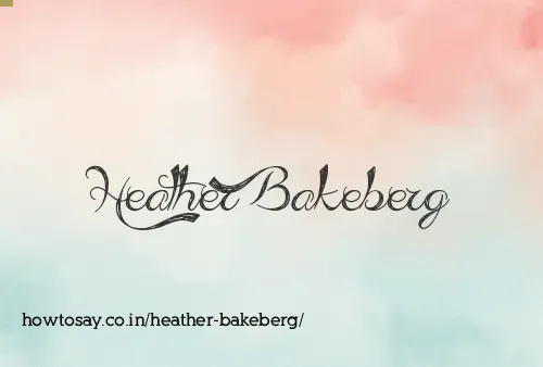 Heather Bakeberg