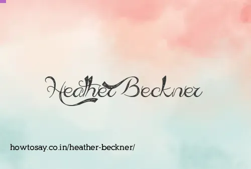 Heather Beckner