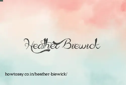 Heather Biewick