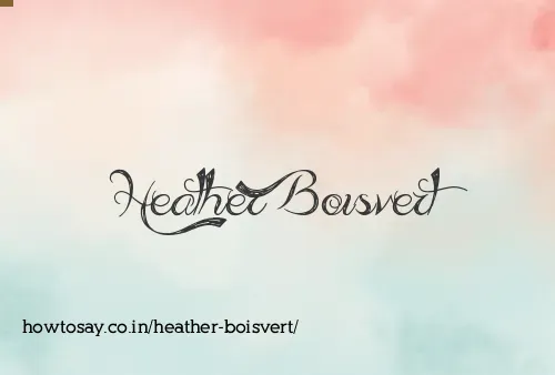 Heather Boisvert