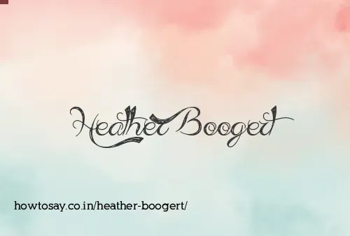 Heather Boogert