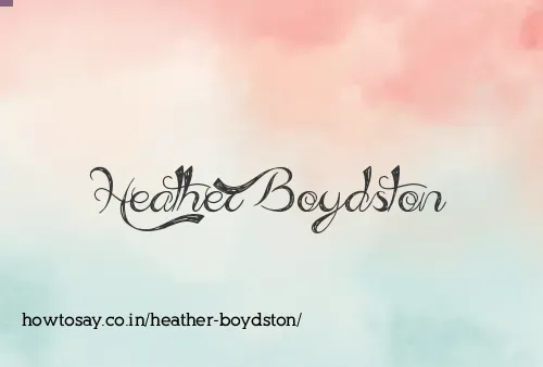 Heather Boydston