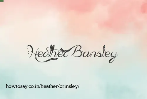 Heather Brinsley