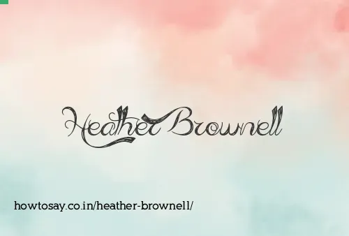 Heather Brownell