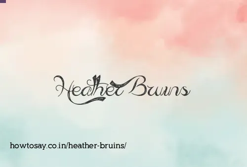 Heather Bruins