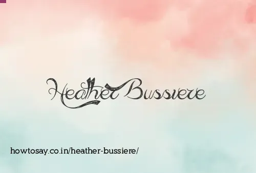 Heather Bussiere