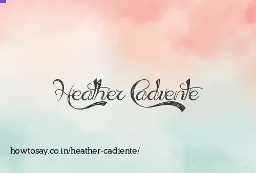 Heather Cadiente